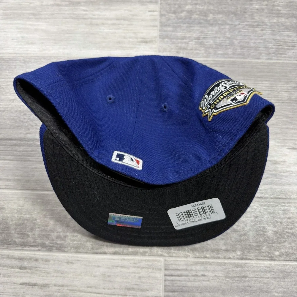 New Era Royal Los Angeles‎ Dodgers 2025 World Series Side Patch 59FIFTY Size 7